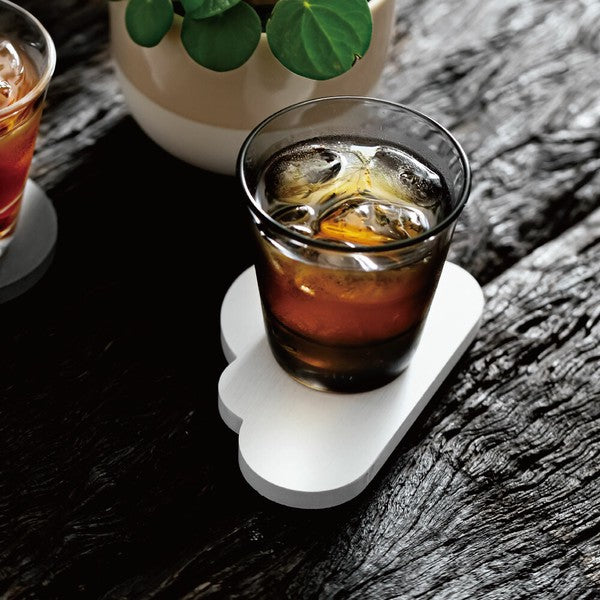 可愛雲朵熔岩石杯墊 (2色) \&NE/