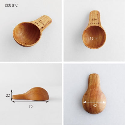日本SALIU泰國木系量匙 (3 size)