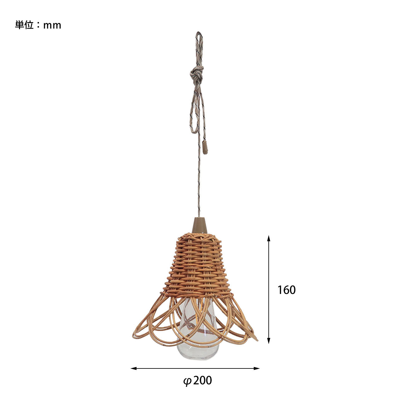 原木燈罩LED吊燈 \Creer/