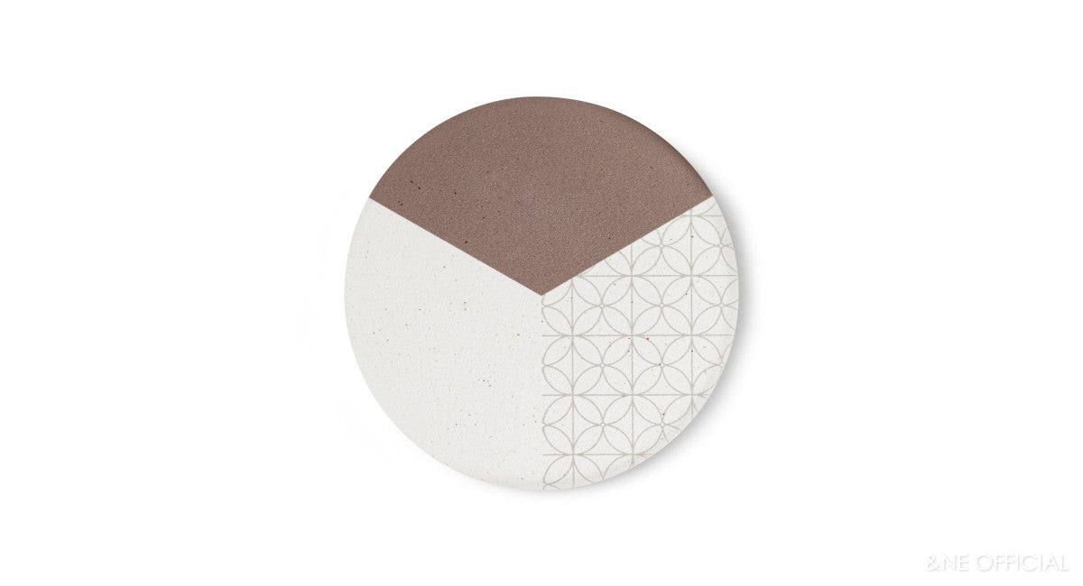 日本製陶瓷矽藻土杯墊 (6款; 2件裝) \&NE/