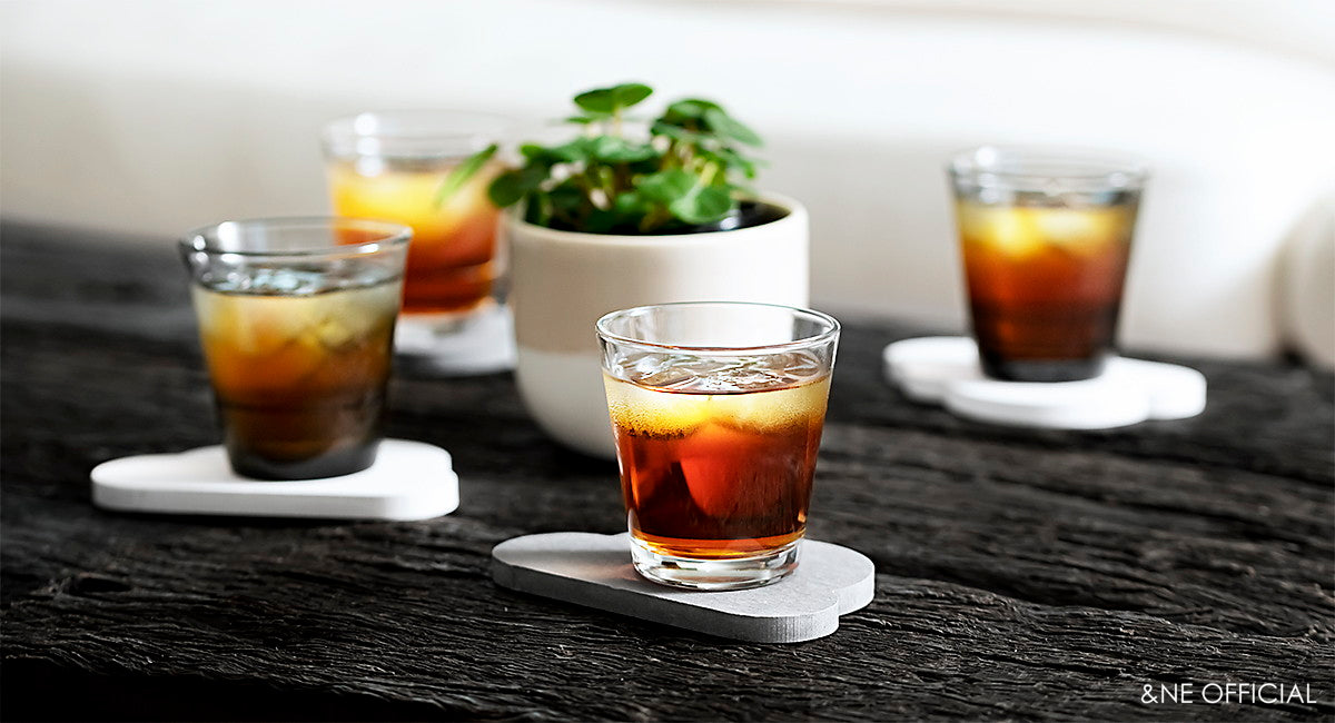 可愛雲朵熔岩石杯墊 (2色) \&NE/