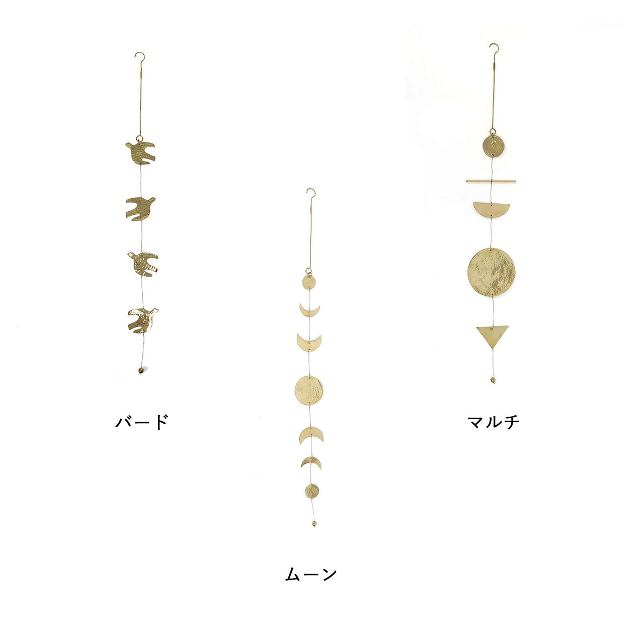 黃銅自然花環掛飾 (3款) \Creer/