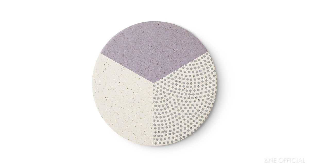 日本製陶瓷矽藻土杯墊 (6款; 2件裝) \&NE/