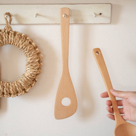 越南製木系圓洞鍋鏟 \YAMANI/