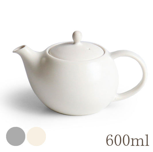 日本製SALIU半啞光陶器茶壺 (600ml; 2色)