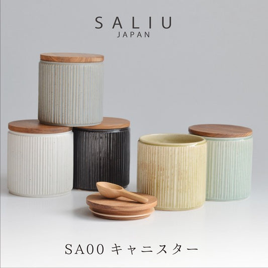 日本製SALIU陶瓷調味料罐子 (5色)