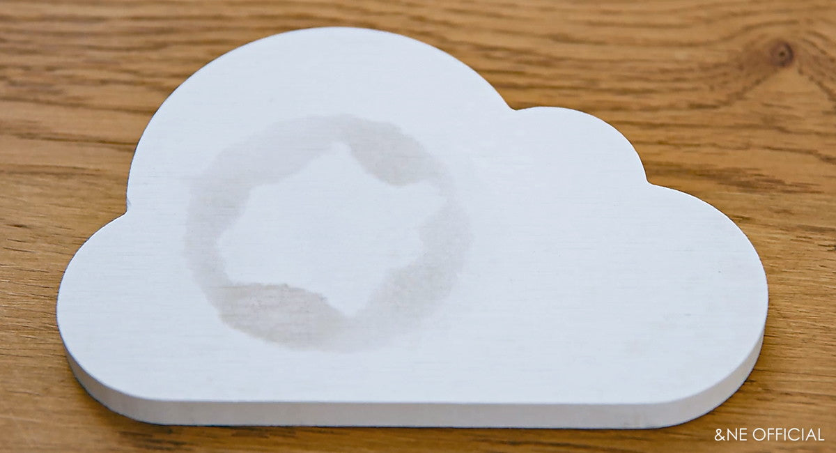 可愛雲朵熔岩石杯墊 (2色) \&NE/