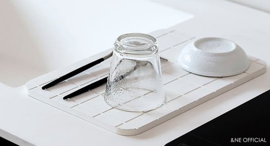 格紋熔岩石乾燥托盤 (2色) \&NE/