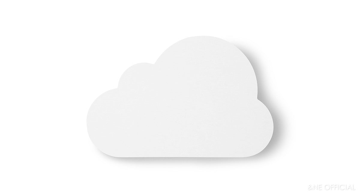 可愛雲朵熔岩石杯墊 (2色) \&NE/