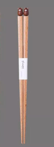 日本製可愛小動物木製筷子 (19.5cm; 4款) \Shimoyama/