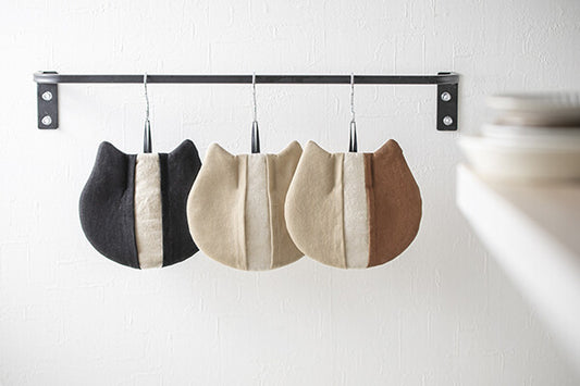 日本製可愛貓貓隔熱套(3色; 2件裝) \&NE/