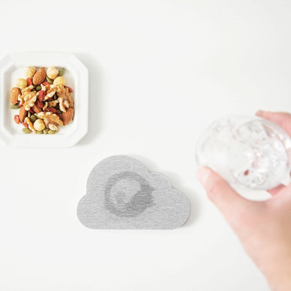 可愛雲朵熔岩石杯墊 (2色) \&NE/