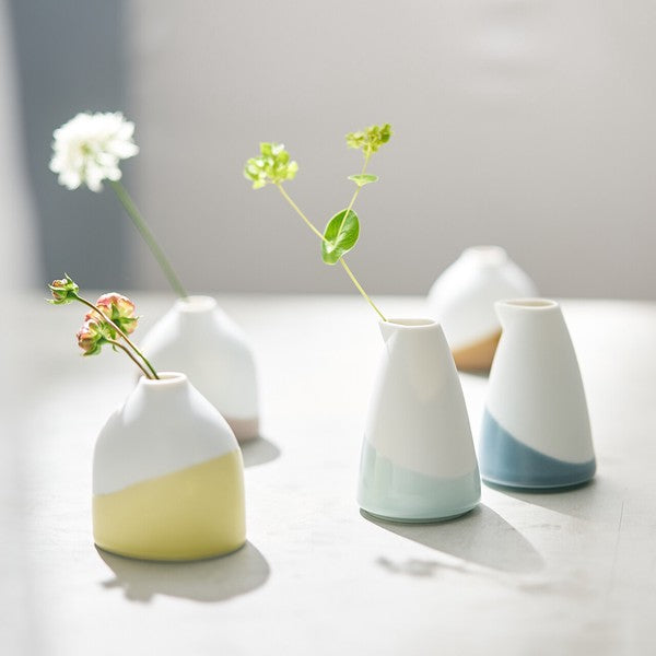 日本製美濃燒單枝花簡約花瓶 (7.8cm; 4色) \AITO/