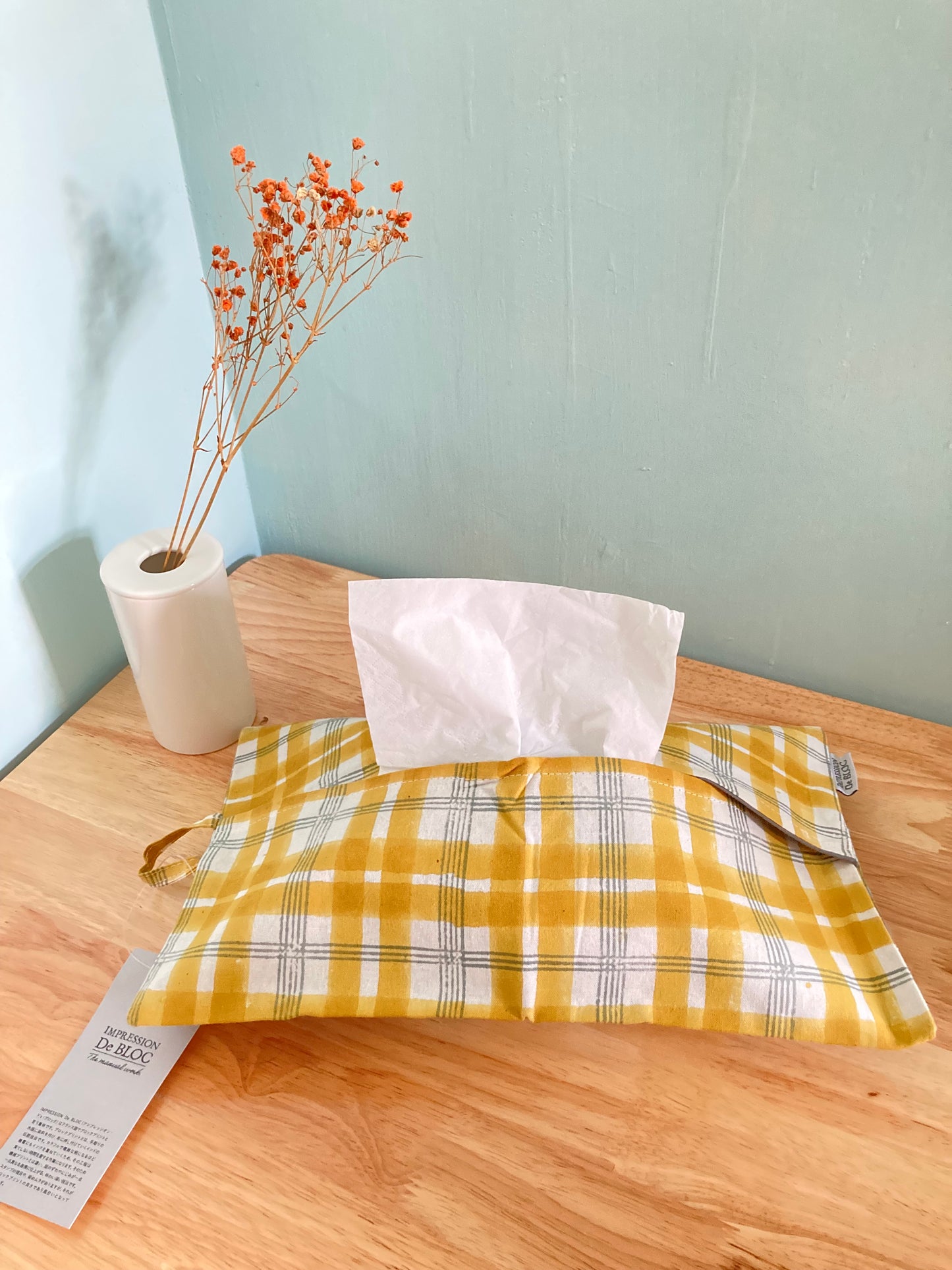 小清新格紋紙巾袋 (3色) \Creer/