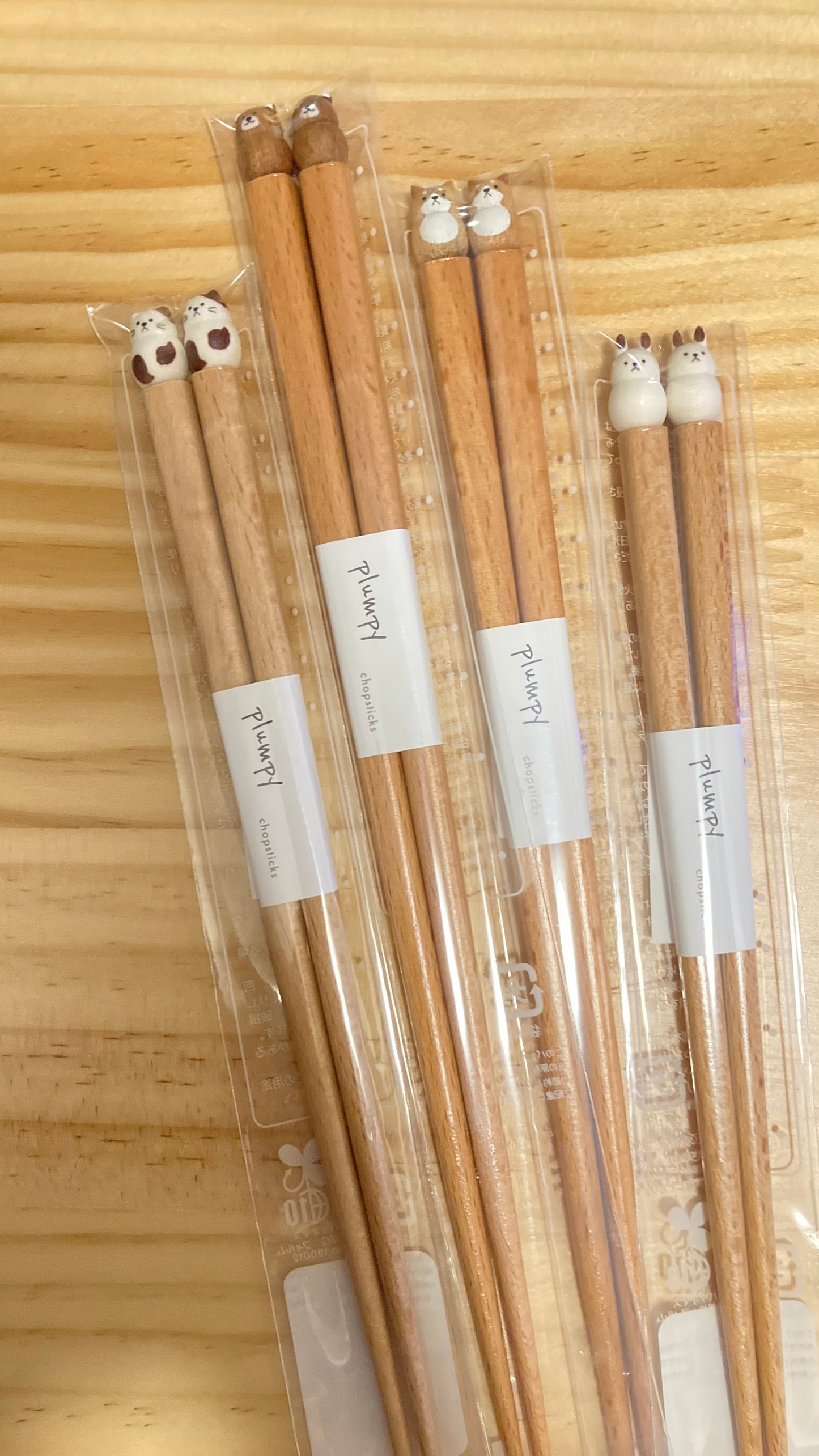 日本製可愛小動物木製筷子 (4款) \Shimoyama/