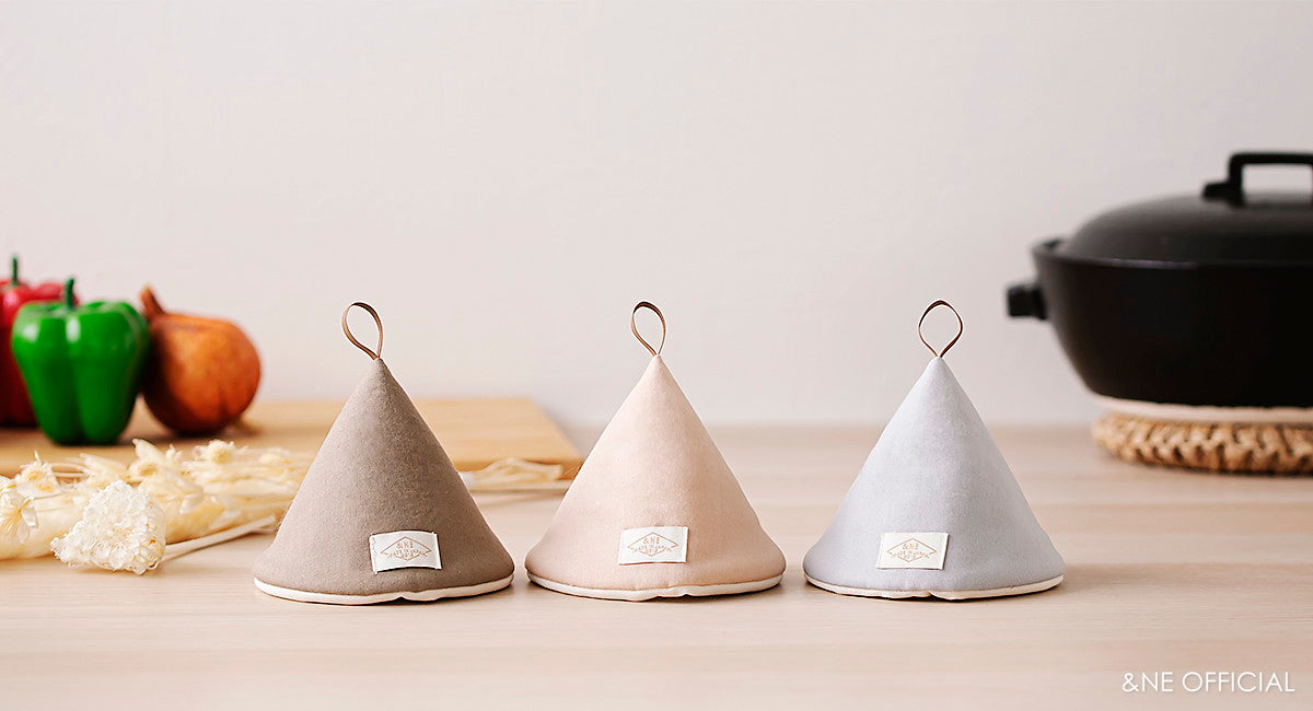 日本製可愛三角形隔熱套(L; 9款) \&NE/