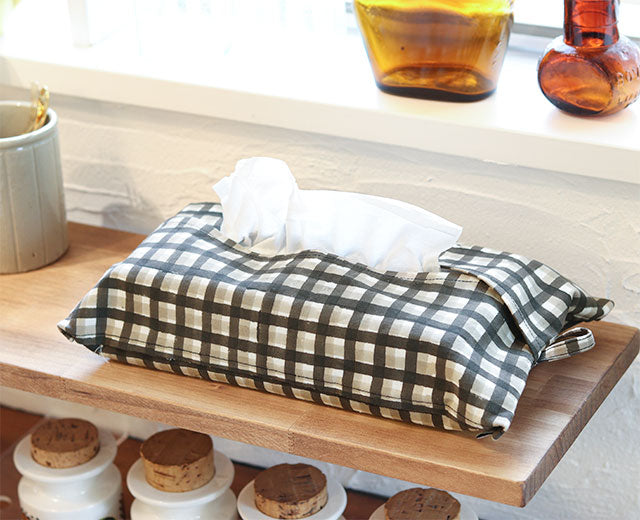 小清新格紋紙巾袋 (3色) \Creer/