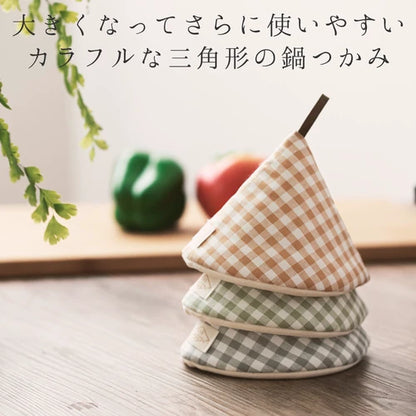 日本製可愛三角形隔熱套(L; 9款) \&NE/