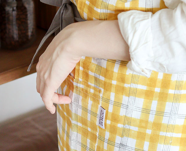 小清新格紋圍裙 (3色) \Creer/