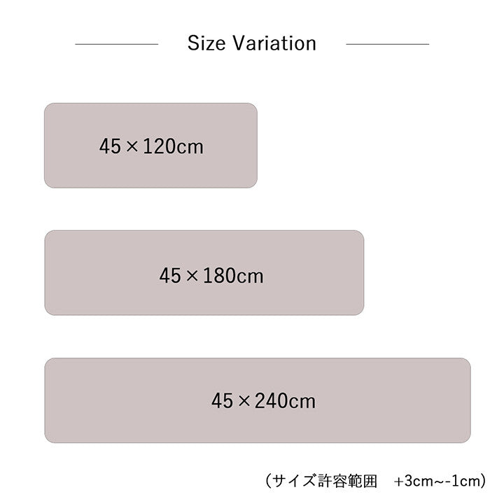 北歐風文青花草PVC廚房墊 (3 Szie; 2色) \IKEHIKO/