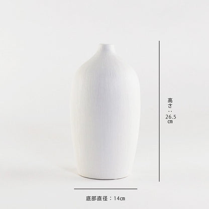 防水啞光質感瓷器花瓶 (2 Size) \shesay/