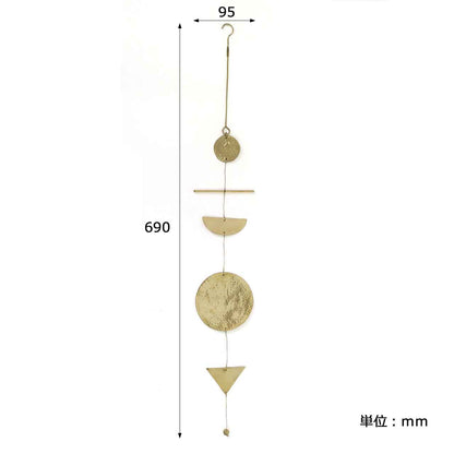 黃銅自然花環掛飾 (3款) \Creer/