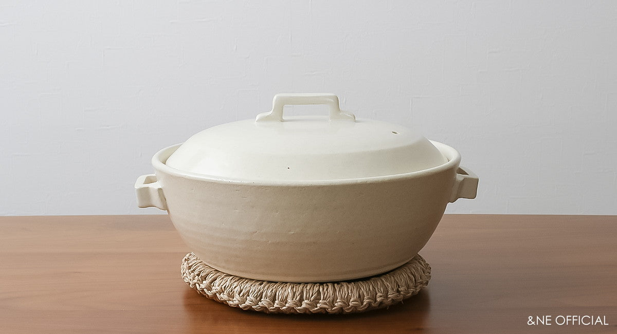 日本製萬古燒陶鍋 (2色) \&NE/