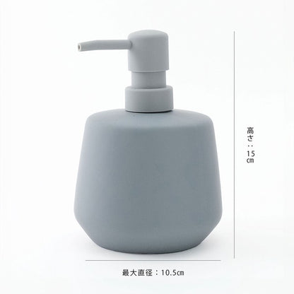 防滑陶瓷啞光質感皂液器 (液體型; 3色) \shesay/