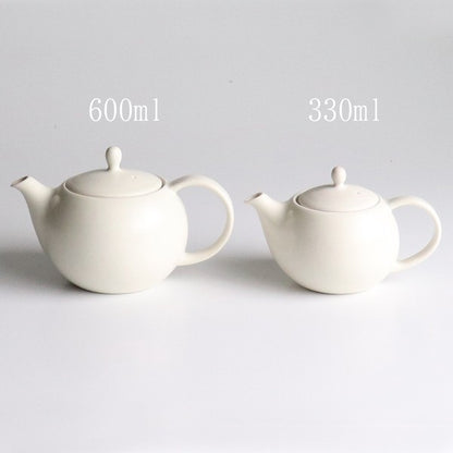 日本製SALIU半啞光陶器茶壺 (600ml; 2色)